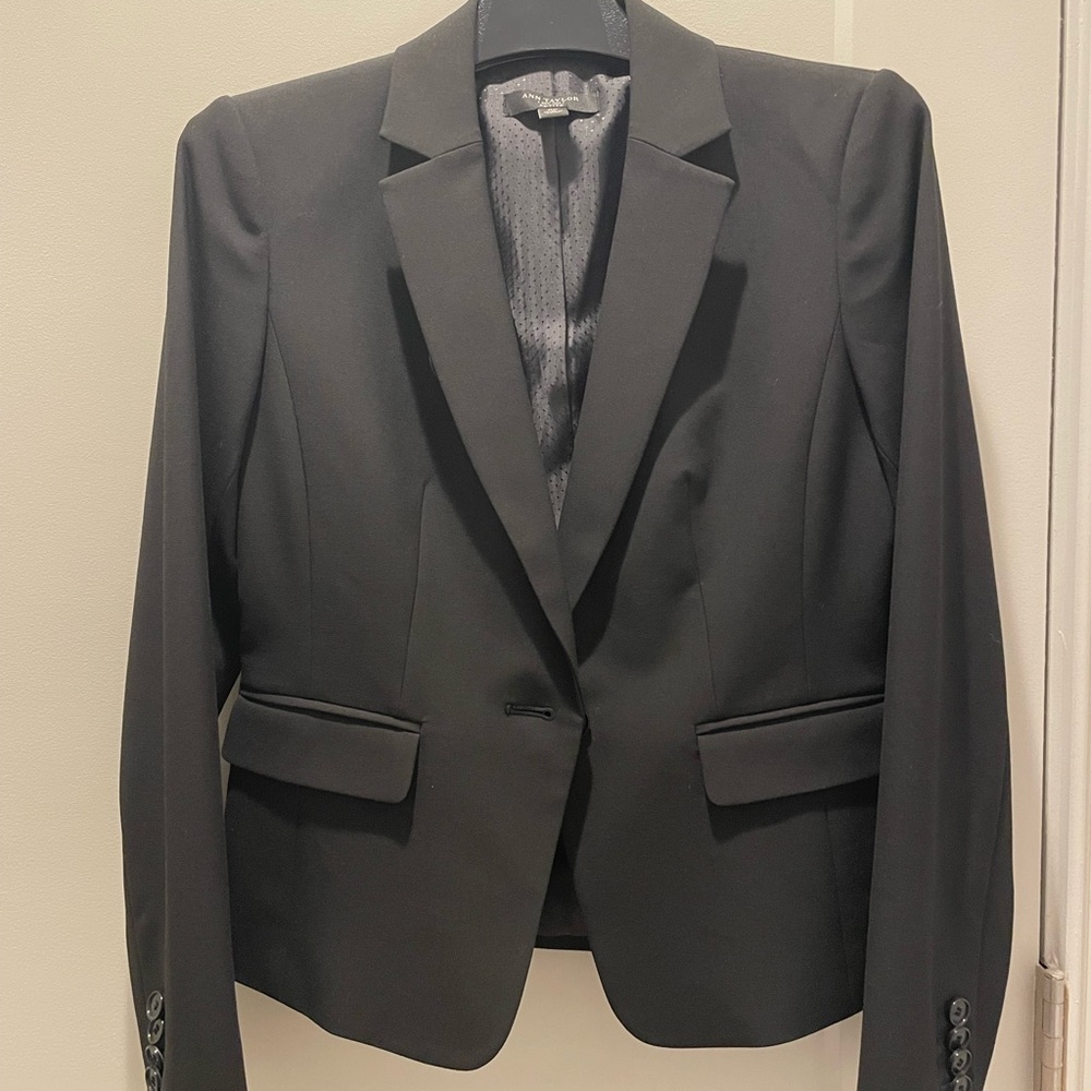 Ann Taylor Charcoal Blazer